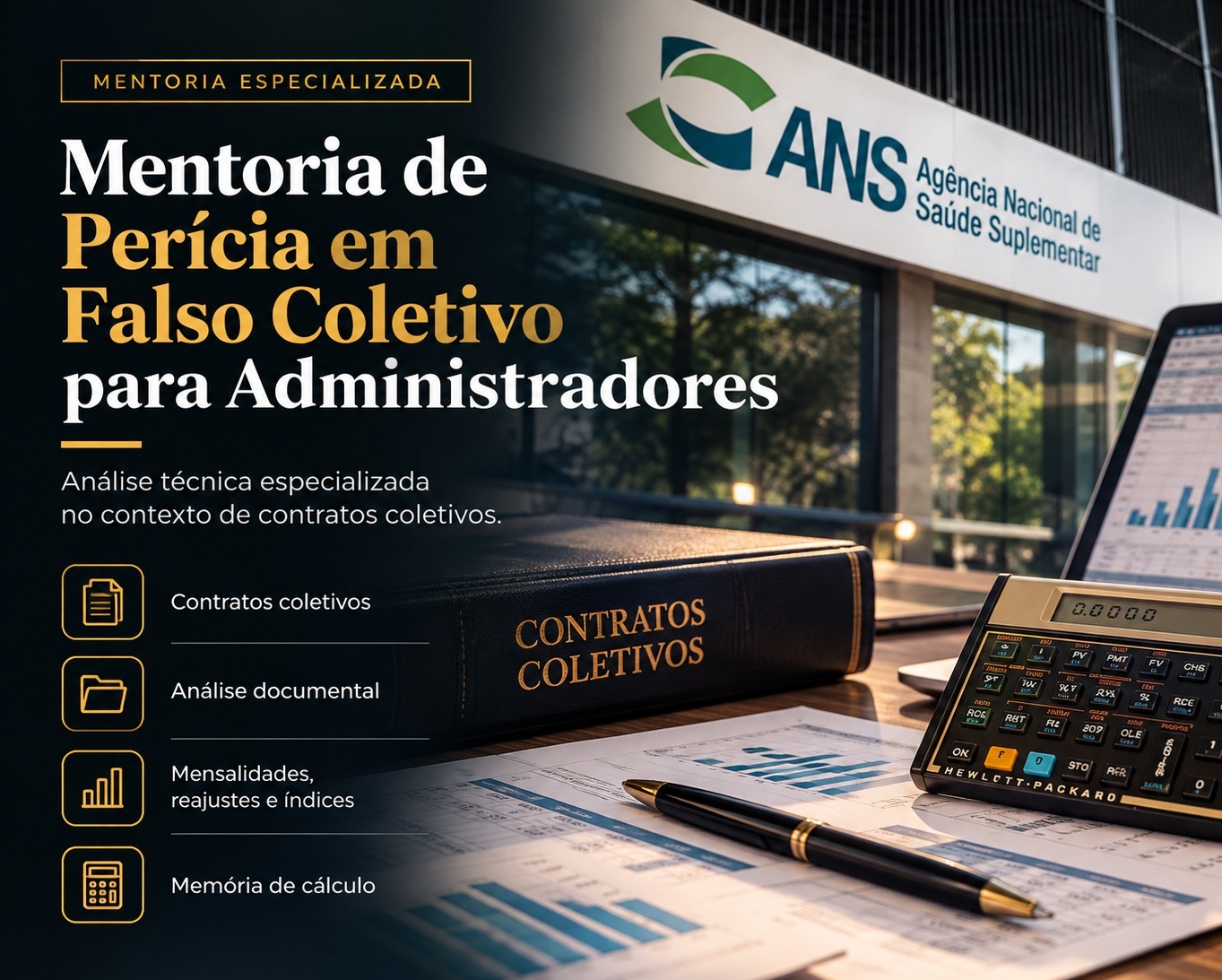 Apresentação da Mentoria de Perícia em Falso Coletivo para Administradores